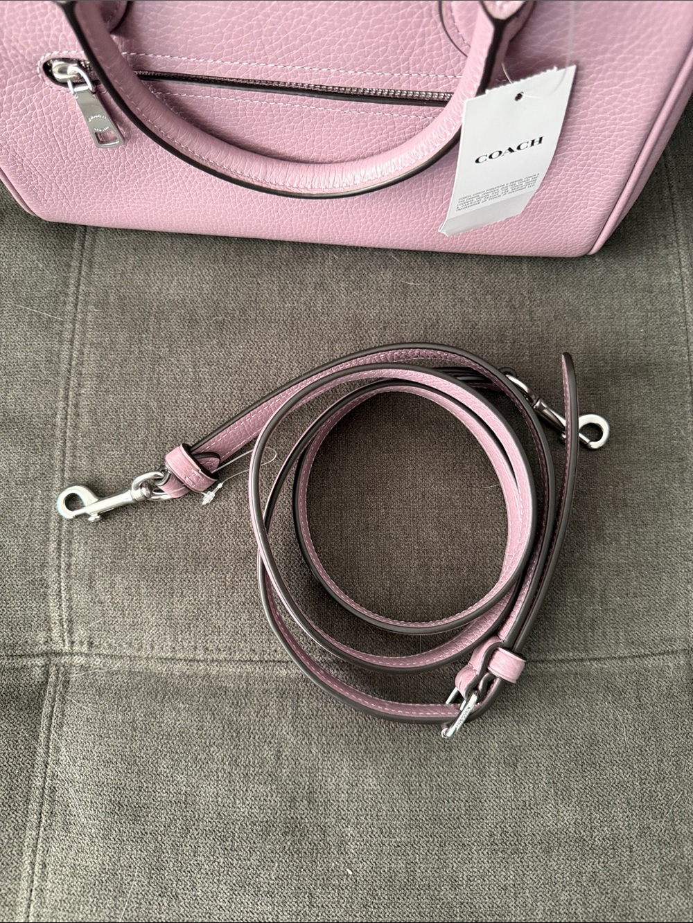 Coach Rowan Satchel Bag in Jasmine - Picture 9 of 12